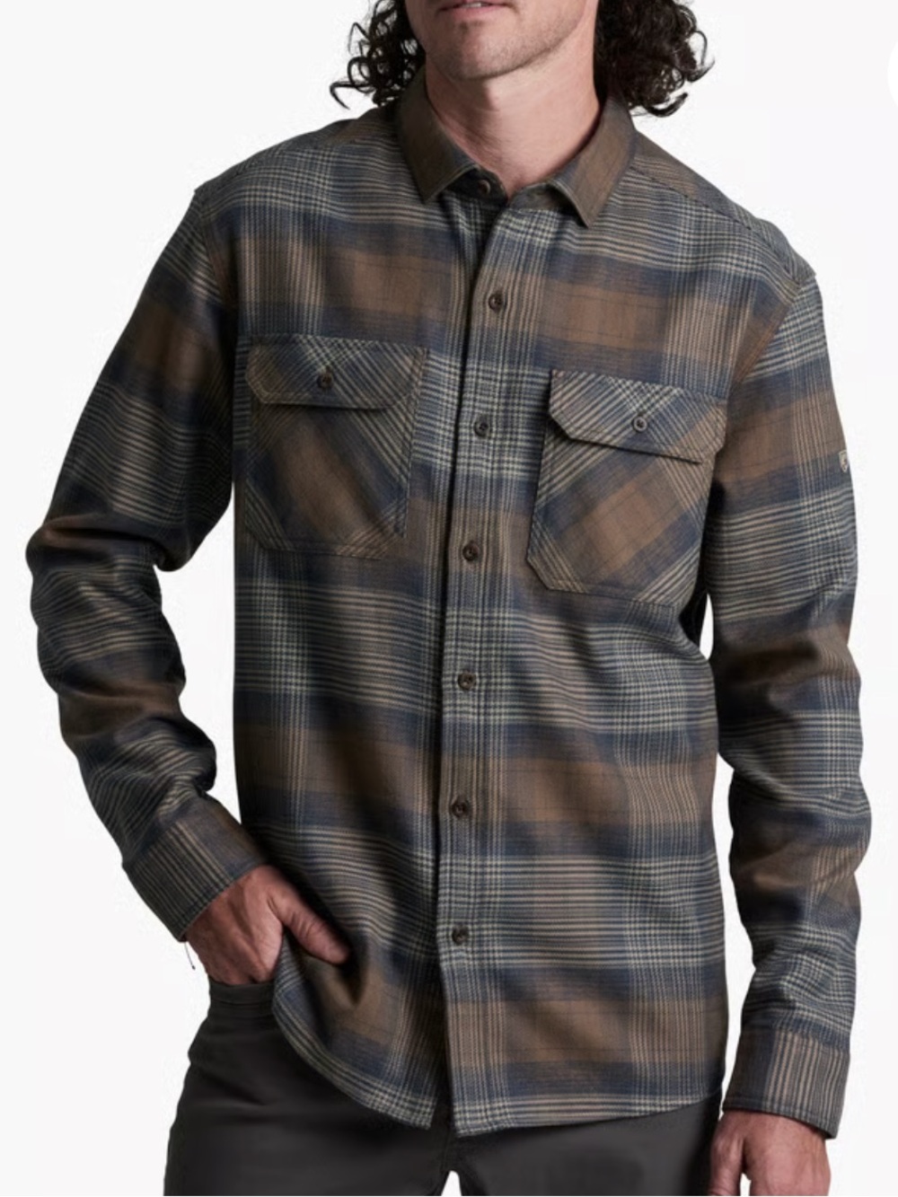Kuhl Rydr Flannel in Midnight Timber Size XL